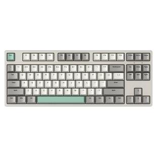 ikbc工业灰樱桃cherry机械键盘108键游戏茶红轴有线无线办公键盘