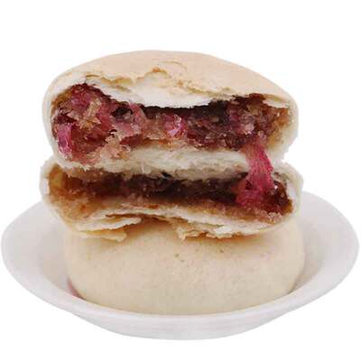 玫瑰刺梨特色小吃糕点鲜花饼