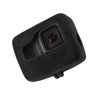 fujing 适用gopro13/12/11/10/9/8降噪海绵摩托车骑行防风罩防摔保护套配件