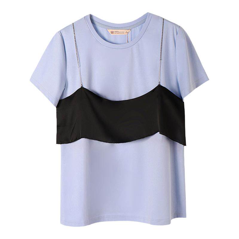 快乐屋孕妇短袖上衣显瘦哺乳衣