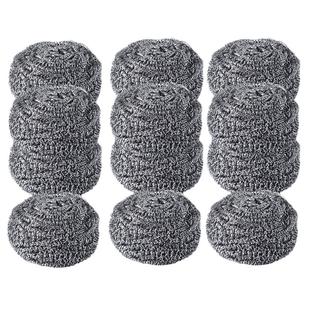 大号钢丝球 厨房带手柄不锈钢清洁球 家用不掉丝长柄刷锅洗碗刷子