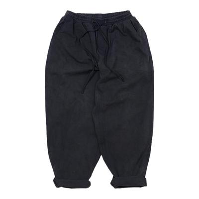 宽松锥形裤水洗阔腿九分休闲