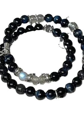 新中式山鬼花串珠手链女国风手串