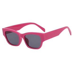 多巴胺复古粉色墨镜显瘦遮阳防紫外线太阳眼镜少女甜酷拍照神器