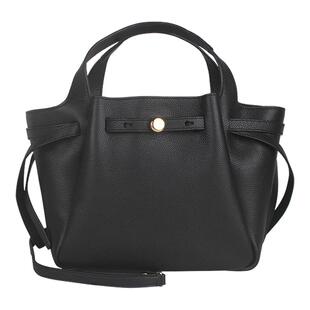 【明星同款】TORY BURCH/汤丽柏琦女 ROMY荔枝纹手提水桶包菜篮子