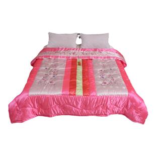 韩国外贸被贡缎婚嫁喜被四件套结婚高级感婚庆被子床铺盖床上用品