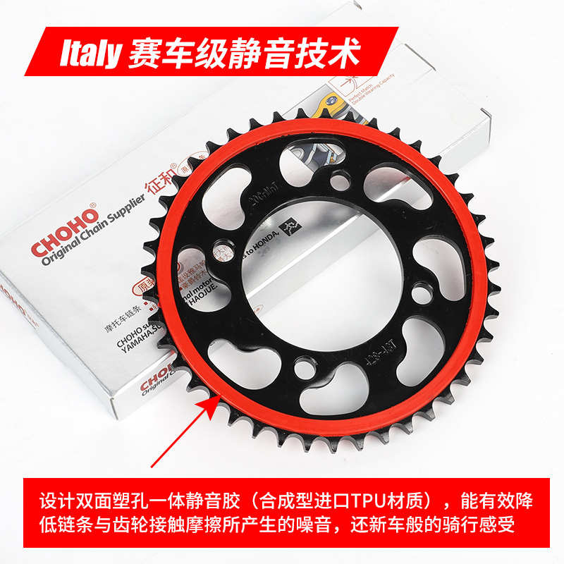 适用于太子GZ150-A链条链盘套装摩托车征和油封链条静音套链链轮