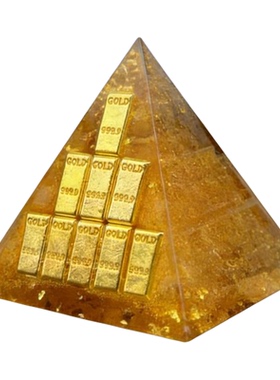 水晶金字塔国学摆件开业大吉