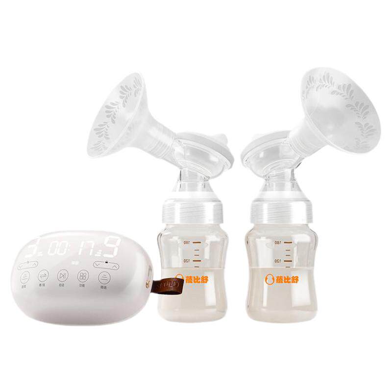 蓓比舒双边吸奶器电动双泵双控大吸力通乳全自动免手扶挤奶器不疼