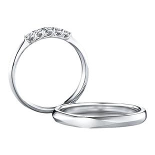 I-PRIMO对戒 NONA 铂金黄金钻石手捧花款情侣婚戒 iprimo艾璞俪梦