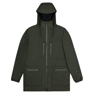 Rains 工装夹克连帽外套风衣户外旅行休闲秋冬男女Cargo/12060