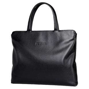 斐格真皮公文包男商务手提包男士牛皮包休闲电脑包通勤文件包男包