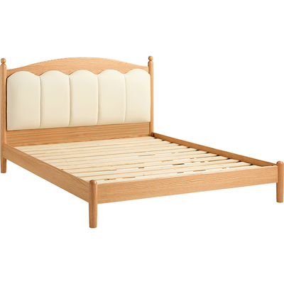 林氏实木儿童床橡木1米5男女孩床