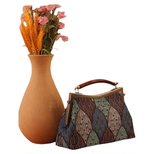 20云胶螺丝口金短款无链钥钥手工自制DIY材料包宋锦解闷手作缝制