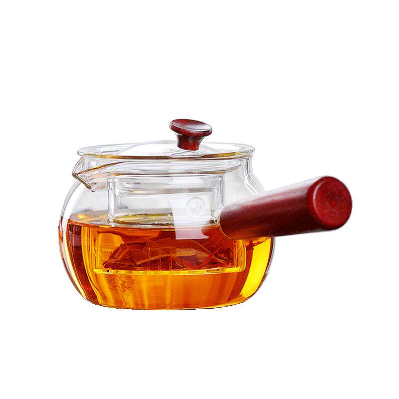 煮茶壶侧把玻璃茶壶过滤单壶耐高茶壶