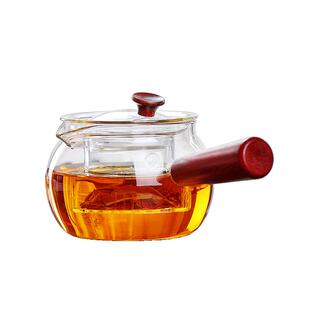 煮茶壶侧把玻璃茶壶过滤单壶耐高温茶壶套装家用泡茶壶电陶炉茶壶