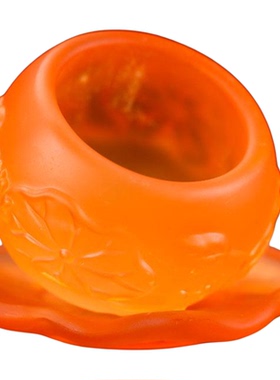 圆形佛堂灯座艾云腾琉璃