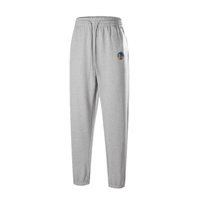 NBA官方正品勇士/湖人秋冬户外运动休闲束脚长裤卫裤宽松舒适男