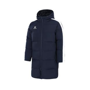 KELME卡尔美棉服儿童运动连帽长款棉袄 冬训上衣足球棉衣保暖外套