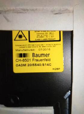 议价Baumer OADM 20I5540激光感测器CH-8501 OADM20I4570/S14C