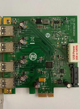 询台湾IOI四口图像采集卡U3 PCIE1XG211带远程唤醒