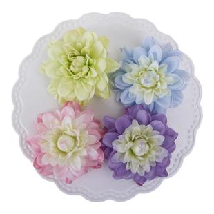 8cm 小丽花花朵 菊花 绢花仿真花 diy手作材料 头饰发饰辅料配件
