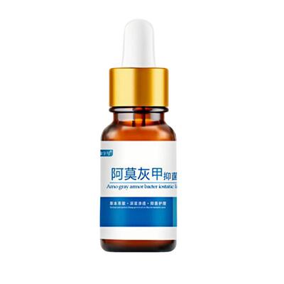 正品阿莫灰甲水液专用灰指甲去黑