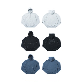 MOUNTAINFEVER AW24 米粒刺绣MF圆圈LOGO 440G重磅抓绒底连帽卫衣