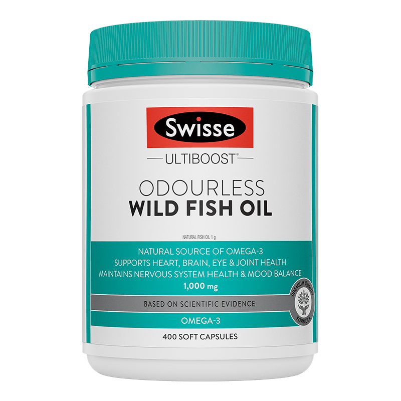 【自营】Swisse斯维诗鱼油omega3胶囊成人辅酶q10正品