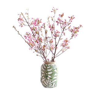 粉色樱花鲜切枝水培植物鲜花云南直发客厅绿植珍珠李鲜切花插瓶花