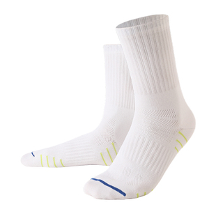 悍将户外袜综训健身运动袜男女通用毛圈加厚柔软专业跑步中筒袜