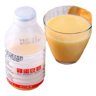 台湾原装进口饮料早餐豆浆儿童饮品正康鸡蛋豆奶豆乳330ml*6瓶装