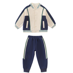 幼儿园园服春秋装小学生校服棒球服套装儿童班服三件套运动学院风