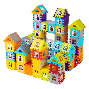 积木拼装盖房子小别墅模型diy手工小屋8岁12男孩玩具女生生日礼物