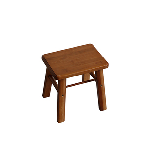 矮凳板凳方凳竹凳子家用儿童成人沙发客厅茶几简约现代脚凳踩踏凳
