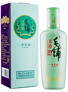 【天猫u先】毛铺玉荞酒苦荞酒48度100ml单瓶装白酒基酒正品小酒