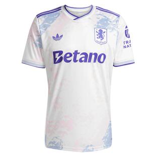 天朗足球阿迪达斯2526赛季阿斯顿维拉二客球迷版球衣足球服KA0859