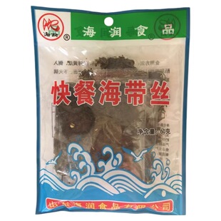 山东特产日照海润海带丝干海带丝下饭菜快餐开袋即食零食60g 海味