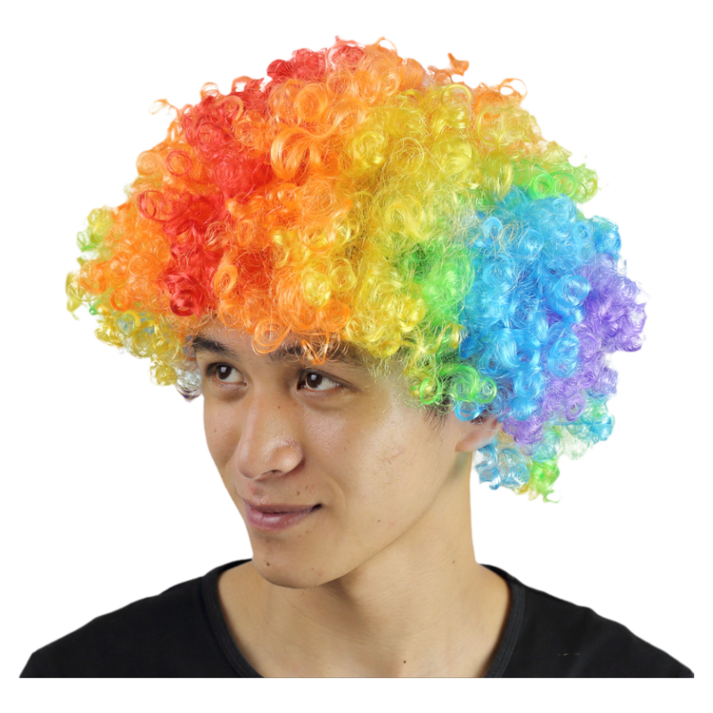 小丑假发爆炸头成人儿童演唱会搞怪头套头饰发套聚会搞笑装扮直播