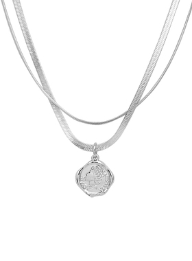 其他钛钢钛钢蛇骨链女锁骨链项链