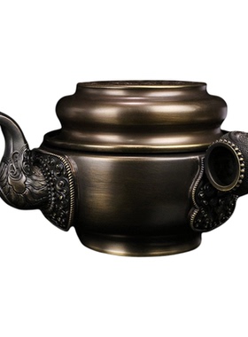 慧宝黄铜水陆供盘七支供朵玛盘修法朵玛壶碟盘支架净水宝壶套装