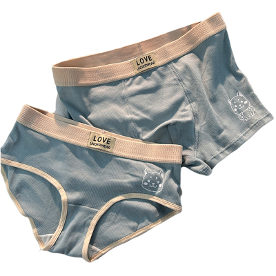 情侣内裤纯棉一男一女