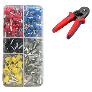 冷压接线端子套装压线钳收纳盒电线铜鼻子VE管型端子盒装快速专用