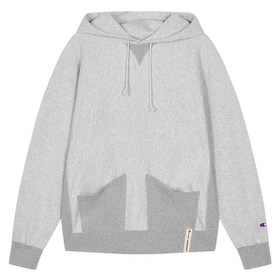 Champion冠军连帽横纹编织卫衣