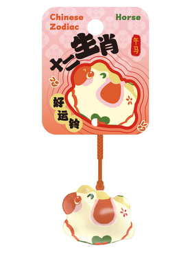 好运水音铃兔子铃铛手机链