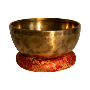 九喜玛满月颂钵高含铜纯手工梵音冥想静心瑜伽碗磬钵供碗OM音摆件