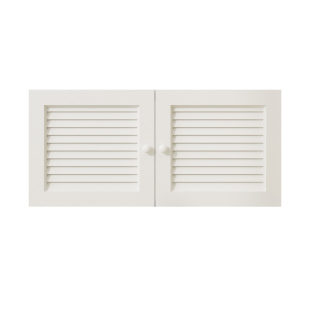 金属百叶2米高55cm深衣柜顶柜加厚小户型家用卧室铁皮柜储物柜子