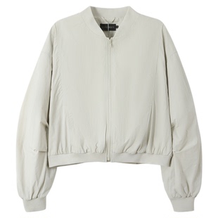 [无序]bbfer本依凡WTFWT0213秋季短款外套女美式复古休闲夹克新款