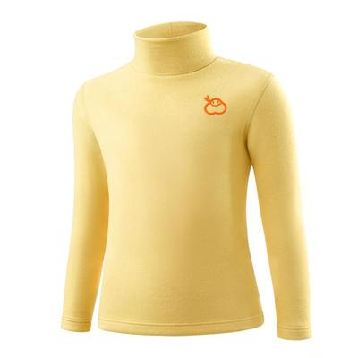 简云儿童半高领羊毛蚕丝保暖上衣