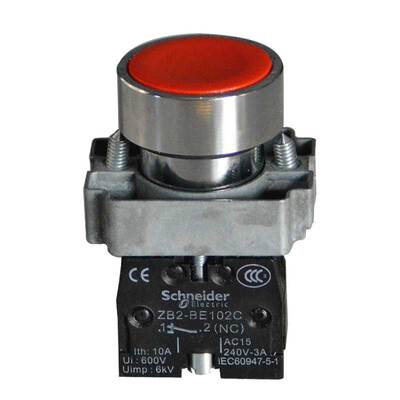 原装正品平头按钮施耐德